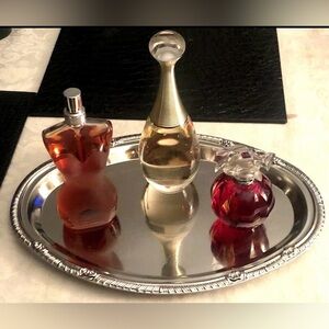 NEW VANITY TRAY PERFUME DISPLAY FOR LADIES DRESSER ELEGANT PARFUM